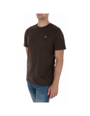 Lyle & Scott T-shirt homme marron