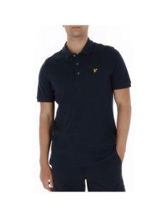 Lyle & Scott Polo homme bleu coton
