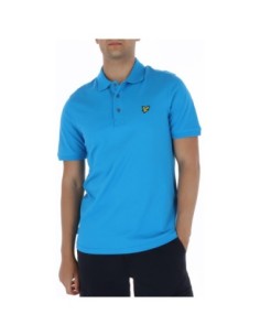 Lyle & Scott Polo homme bleu azur