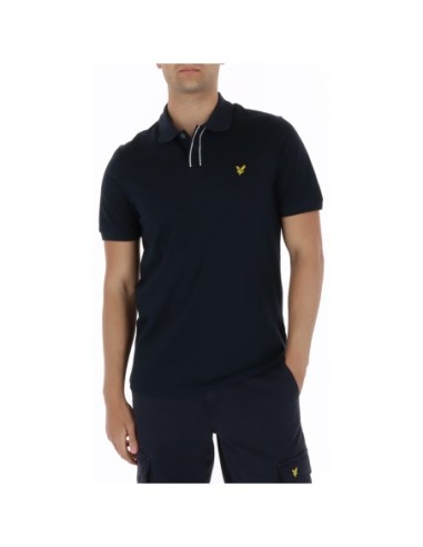 Lyle & Scott Polo homme bleu classique
