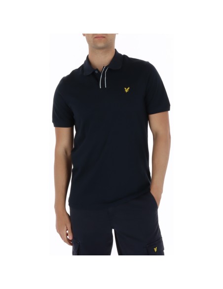 Lyle & Scott Polo homme bleu classique
