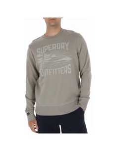 Superdry Sweat homme beige
