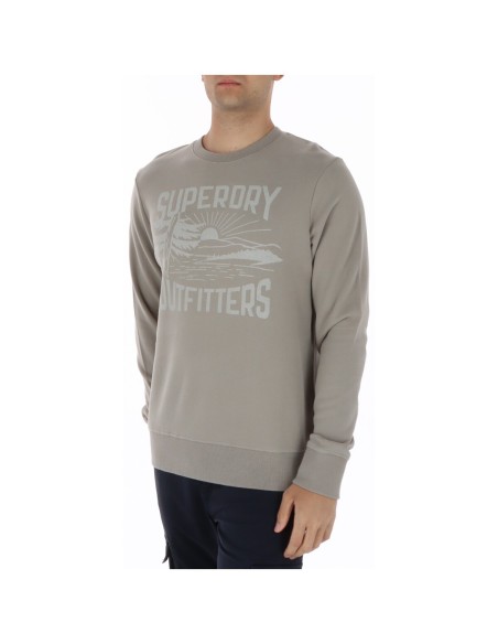 Superdry Sweat homme beige