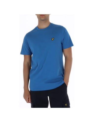 Lyle & Scott T-shirt homme bleu azur