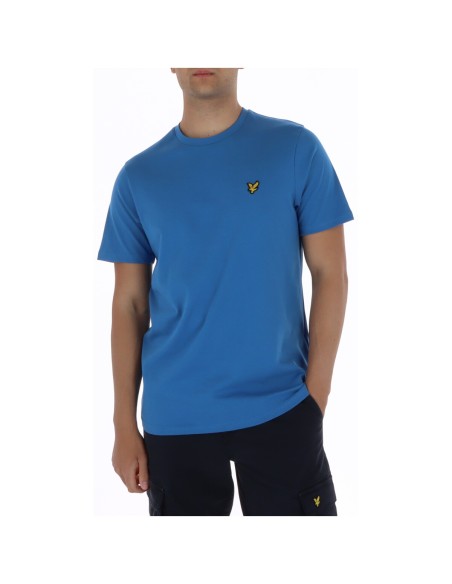 Lyle & Scott T-shirt homme bleu azur