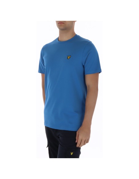 Lyle & Scott T-shirt homme bleu azur
