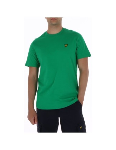 Lyle & Scott T-shirt homme vert coton