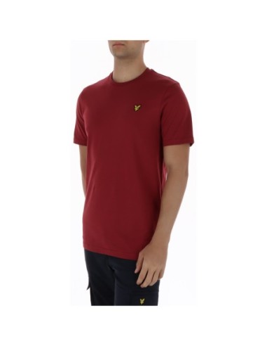Lyle & Scott T-shirt homme rouge