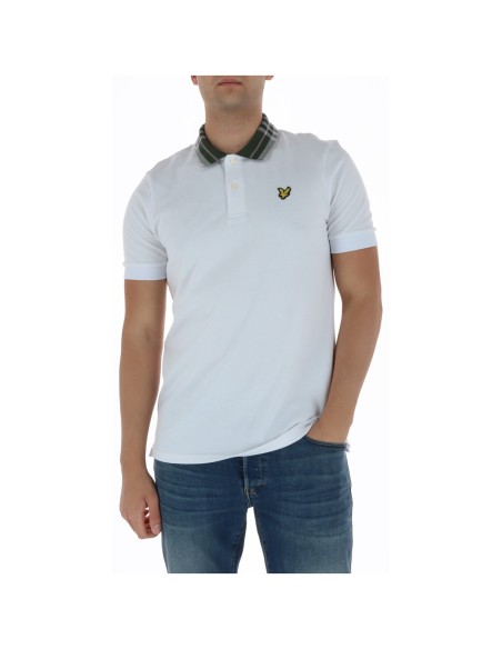 Lyle & Scott Polo homme blanc