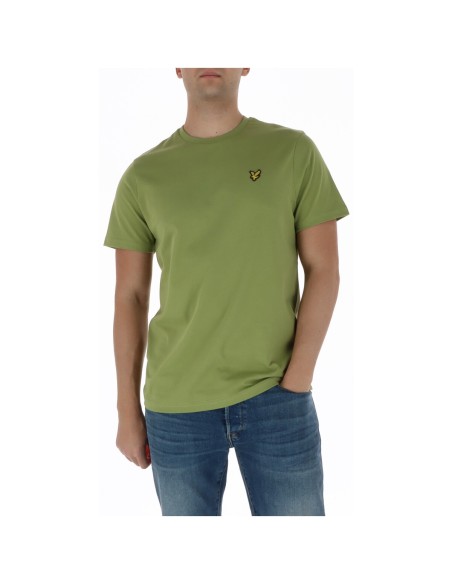 Lyle & Scott T-shirt homme vert coton