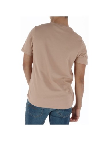Lyle & Scott T-shirt homme beige