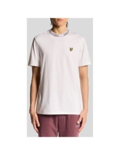 Lyle & Scott T-shirt homme blanc imprimé