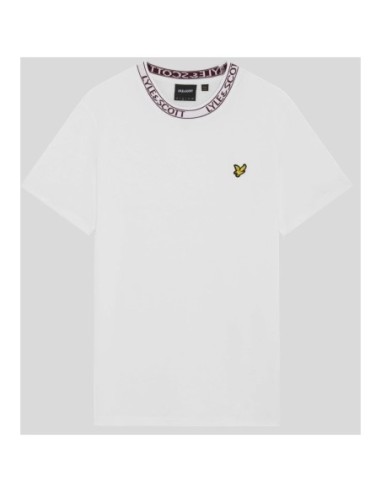 Lyle & Scott T-shirt homme blanc imprimé