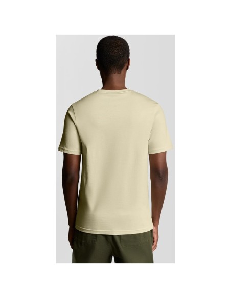 Lyle & Scott T-shirt homme beige hiver