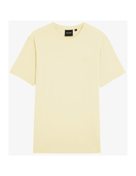 Lyle & Scott T-shirt homme beige hiver