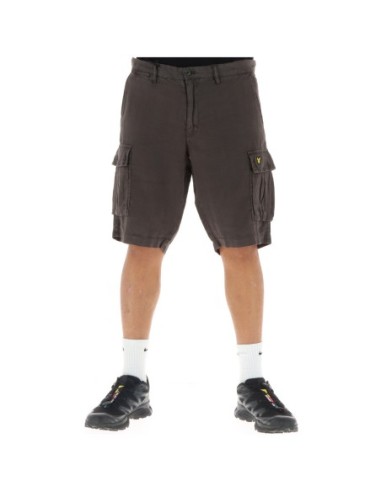 Lyle & Scott Bermuda homme gris lin