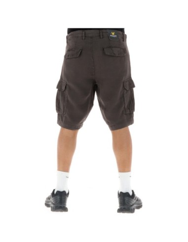 Lyle & Scott Bermuda homme gris lin