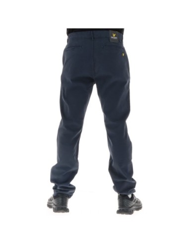 Lyle & Scott Pantalon homme bleu classique