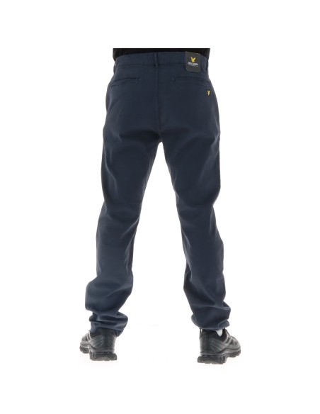 Lyle & Scott Pantalon homme bleu classique