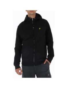 Lyle & Scott Sweat homme noir zippé