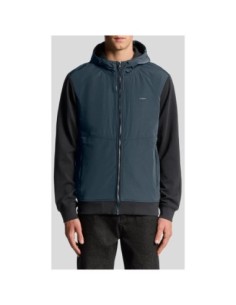 Lyle & Scott Sweat homme bleu zippé