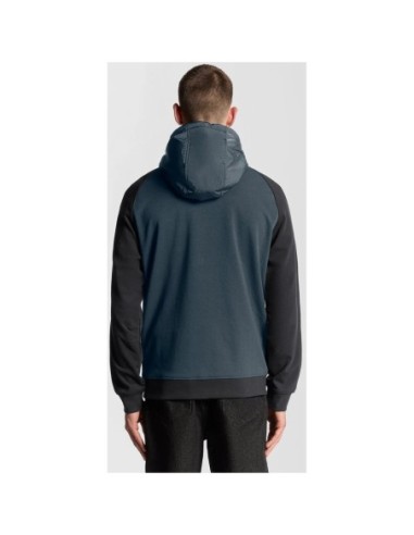 Lyle & Scott Sweat homme bleu zippé