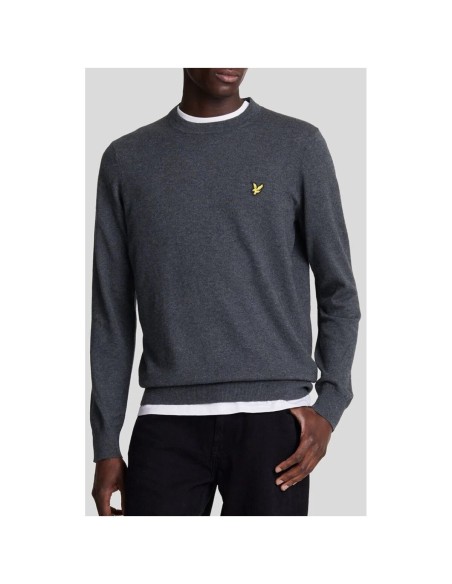 Lyle & Scott Pull homme gris
