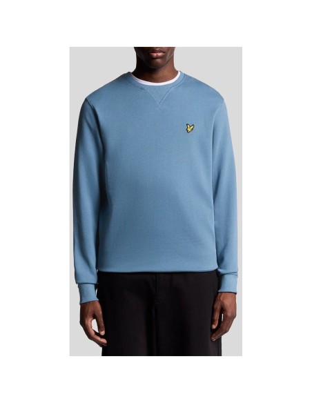 Lyle & Scott Sweat homme bleu azur