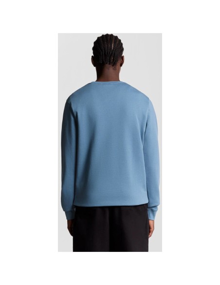 Lyle & Scott Sweat homme bleu azur
