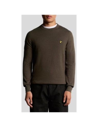Lyle & Scott Pull homme marron