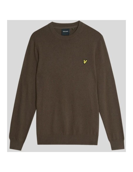 Lyle & Scott Pull homme marron