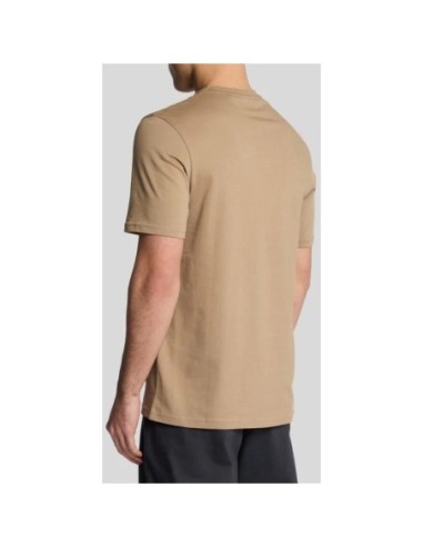 Lyle & Scott T-shirt homme marron imprimé