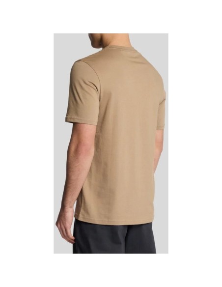 Lyle & Scott T-shirt homme marron imprimé