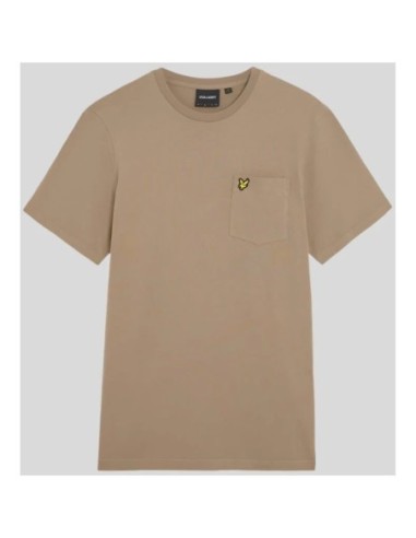 Lyle & Scott T-shirt homme marron imprimé