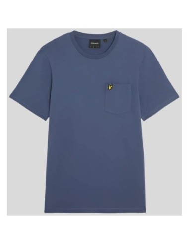 Lyle & Scott T-shirt homme bleu imprimé