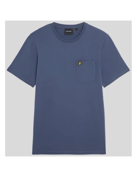 Lyle & Scott T-shirt homme bleu imprimé