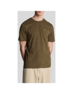 Lyle & Scott T-shirt homme vert imprimé