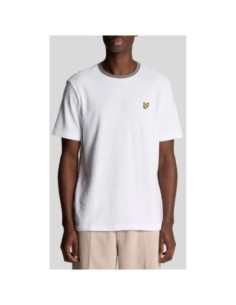 Lyle & Scott T-shirt homme gris motif