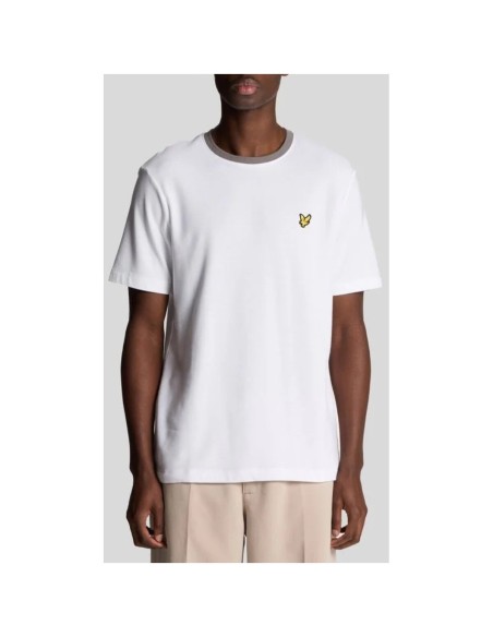 Lyle & Scott T-shirt homme gris motif