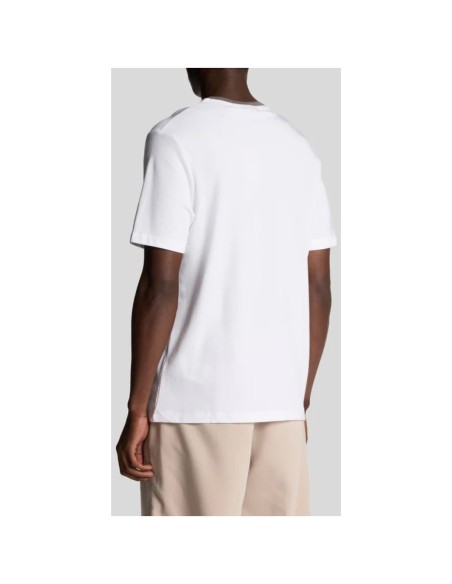 Lyle & Scott T-shirt homme gris motif