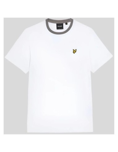 Lyle & Scott T-shirt homme gris motif