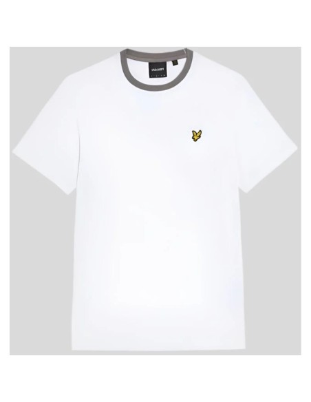 Lyle & Scott T-shirt homme gris motif