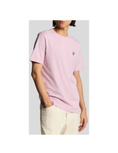 Lyle & Scott T-shirt homme rose imprimé