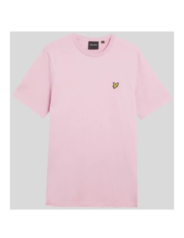 Lyle & Scott T-shirt homme rose imprimé
