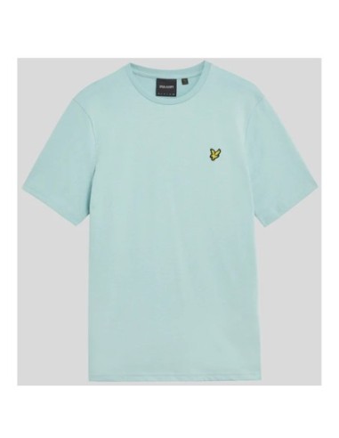 Lyle & Scott T-shirt homme bleu azur imprimé
