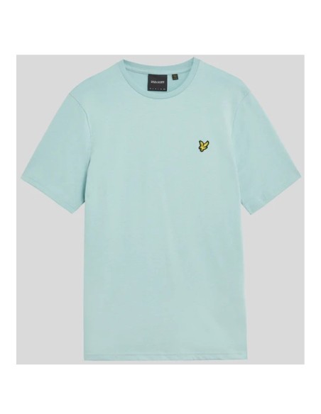 Lyle & Scott T-shirt homme bleu azur imprimé