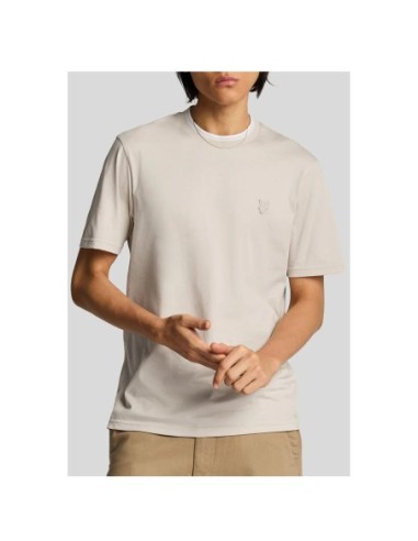 Lyle & Scott T-shirt homme beige