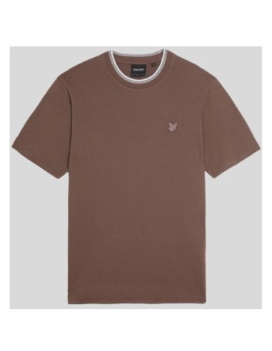 Lyle & Scott T-shirt homme marron