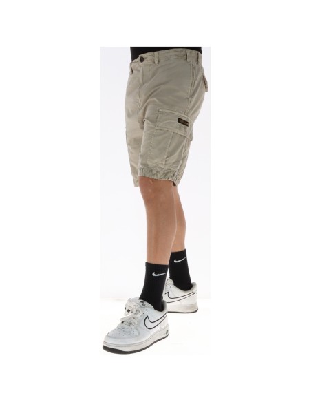 Superdry Bermuda homme beige