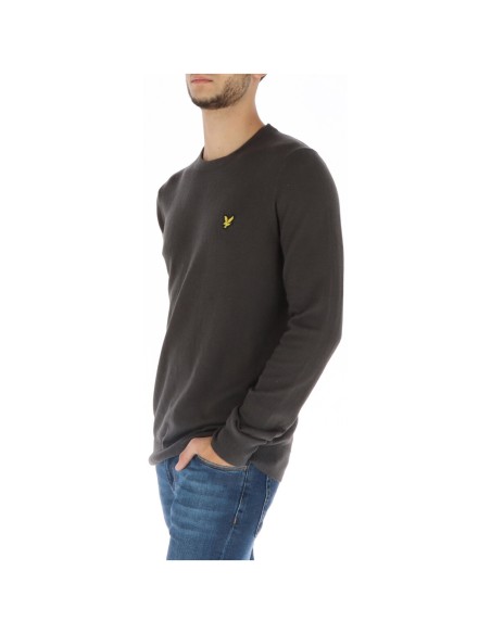 Lyle & Scott Pull homme gris